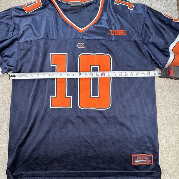 Syracuse Orange Jersey Men XL Blue Colosseum Athletic Football #10 Stitched - Picture 4 of 9